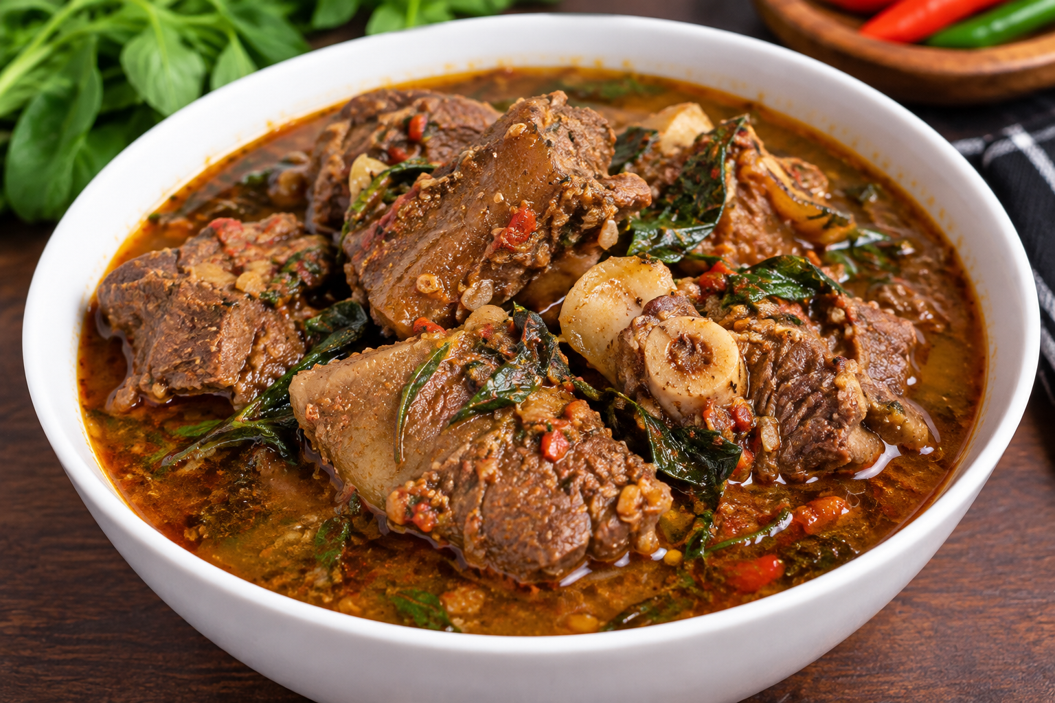 Goat meat pepper soup